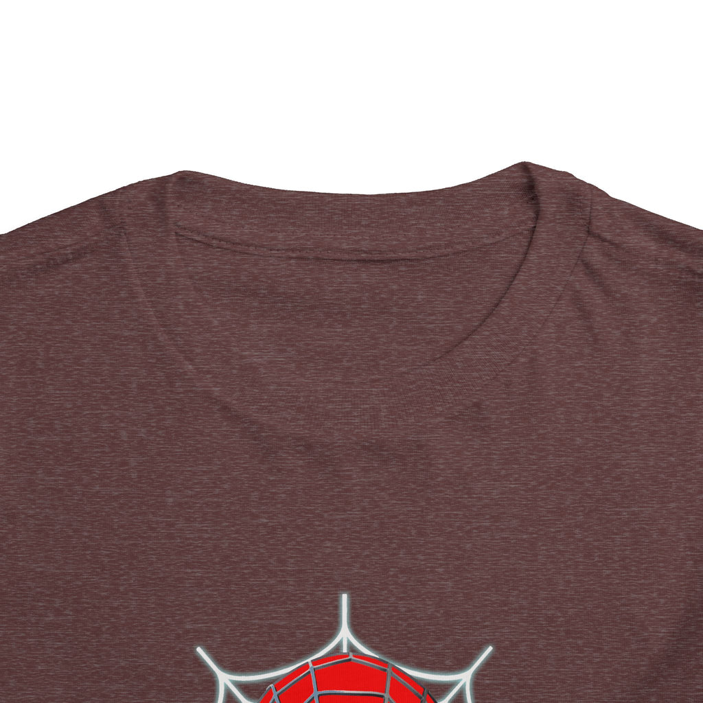 Spider Mask Toddler Tee — Cute Web Hero Graphic Shirt
