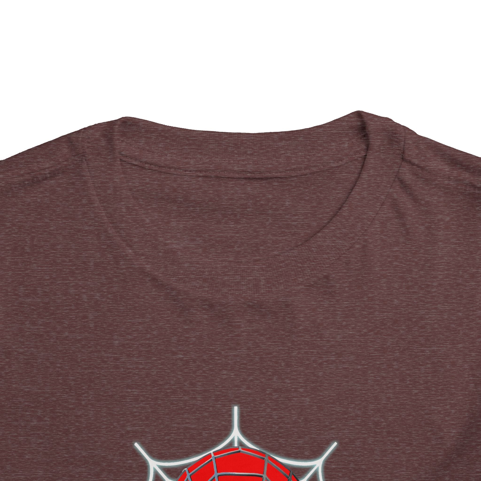 Spider Mask Toddler Tee — Cute Web Hero Graphic Shirt