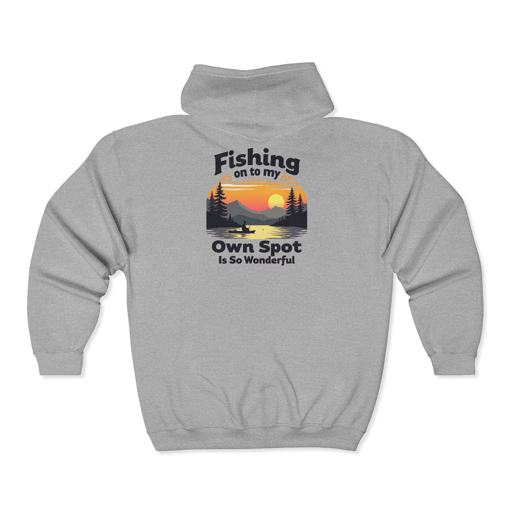 Fisherman Hoodie — "I Grandfather/Father Will Love" Fishing Nature Gift
