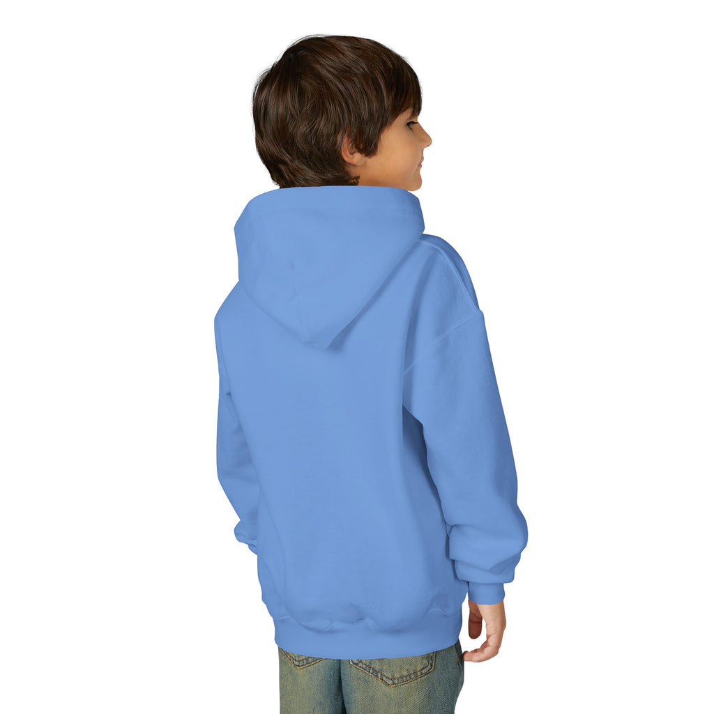 Youth Hoodie — Neon Cyber Jungle Graphic "CONSUMER"