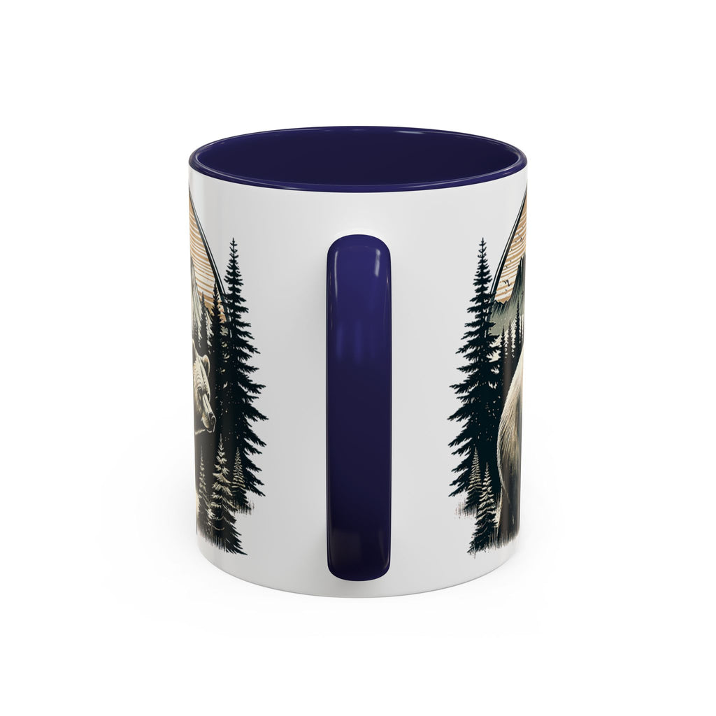 Bear Forest Coffee Mug — Mountain Wildlife Accent Mug (11/15oz)