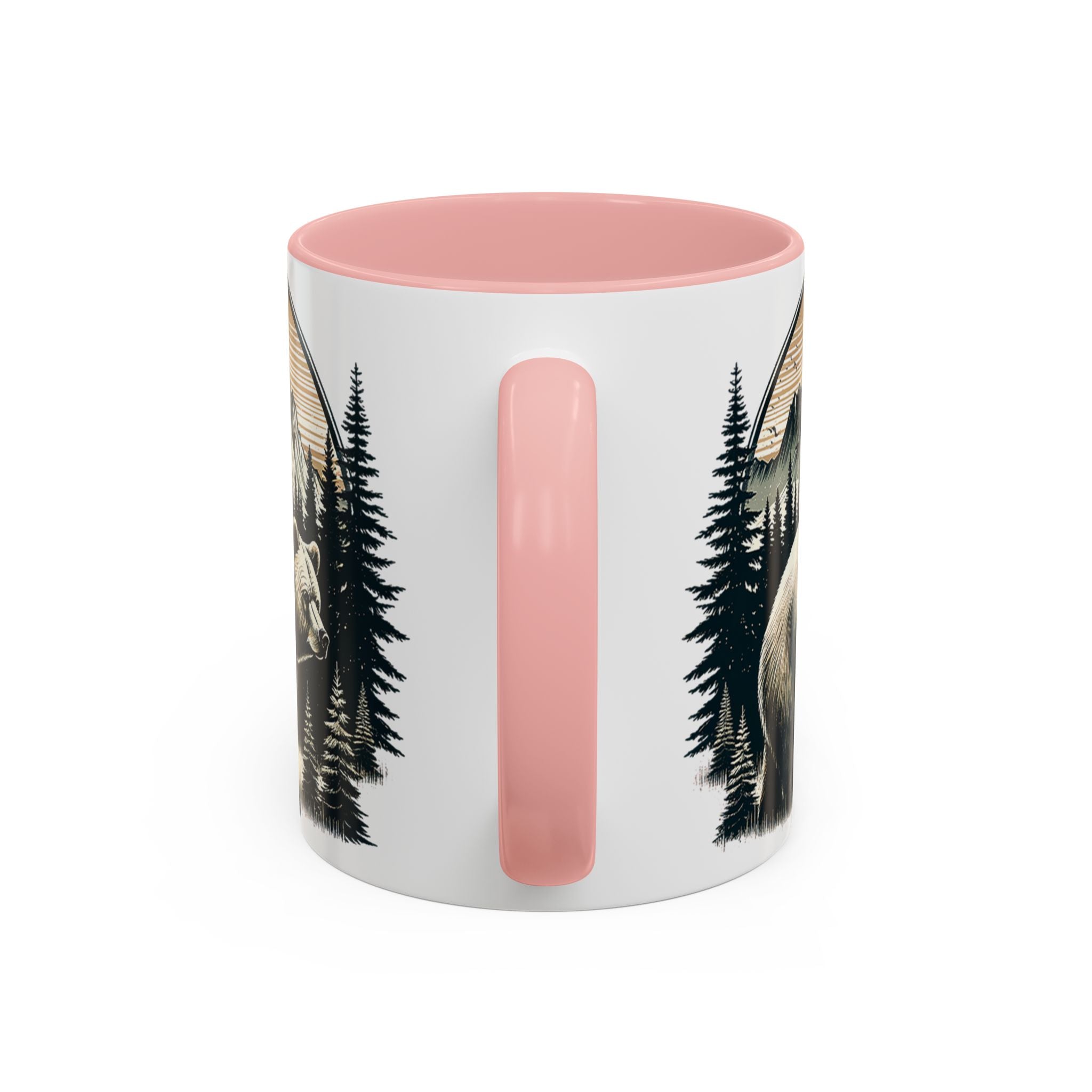 Bear Forest Coffee Mug — Mountain Wildlife Accent Mug (11/15oz)