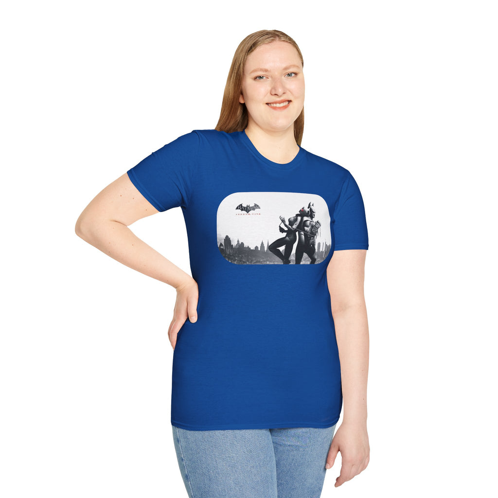 Batman & Joker Silhouette T-Shirt — Dark City Comic Graphic Tee