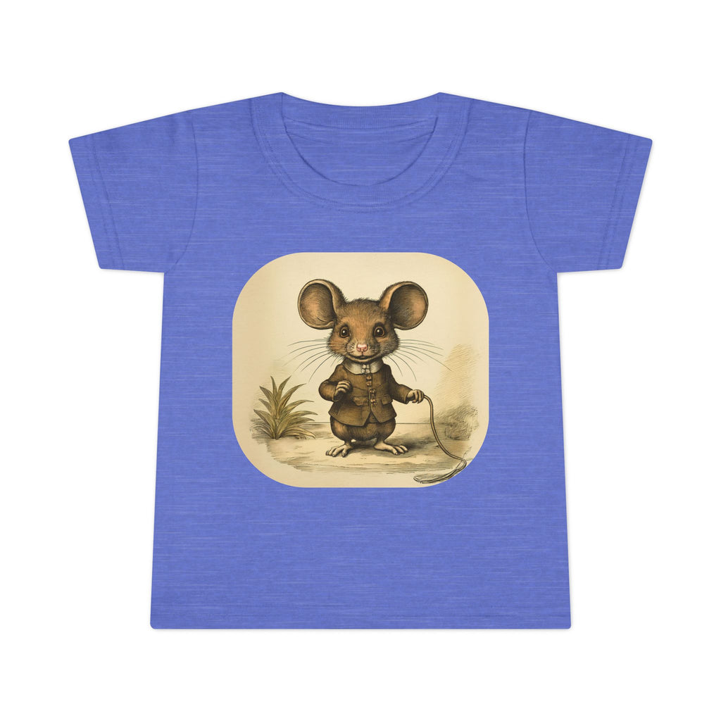 Vintage Mouse Toddler T-Shirt — Cute Retro Nursery Animal Tee