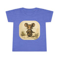 Vintage Mouse Toddler T-Shirt — Cute Retro Nursery Animal Tee
