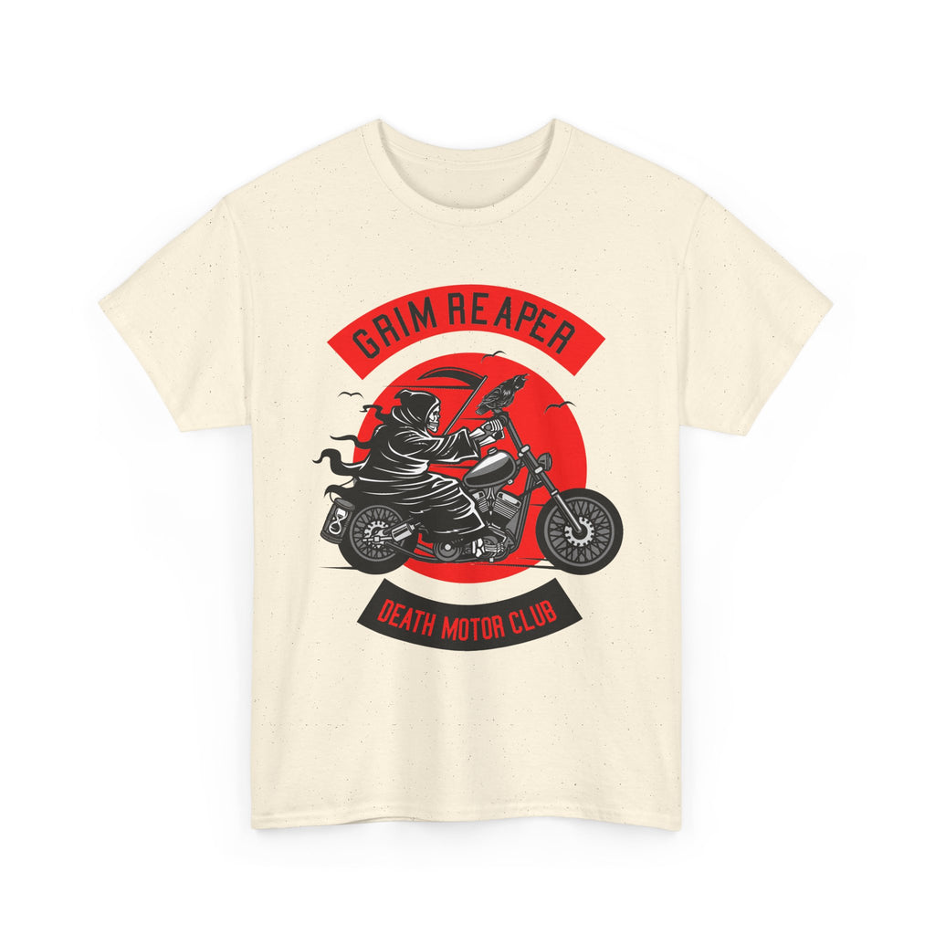 Grim Reaper Motor Club Tee — Biker Skull Motorcycle T‑Shirt