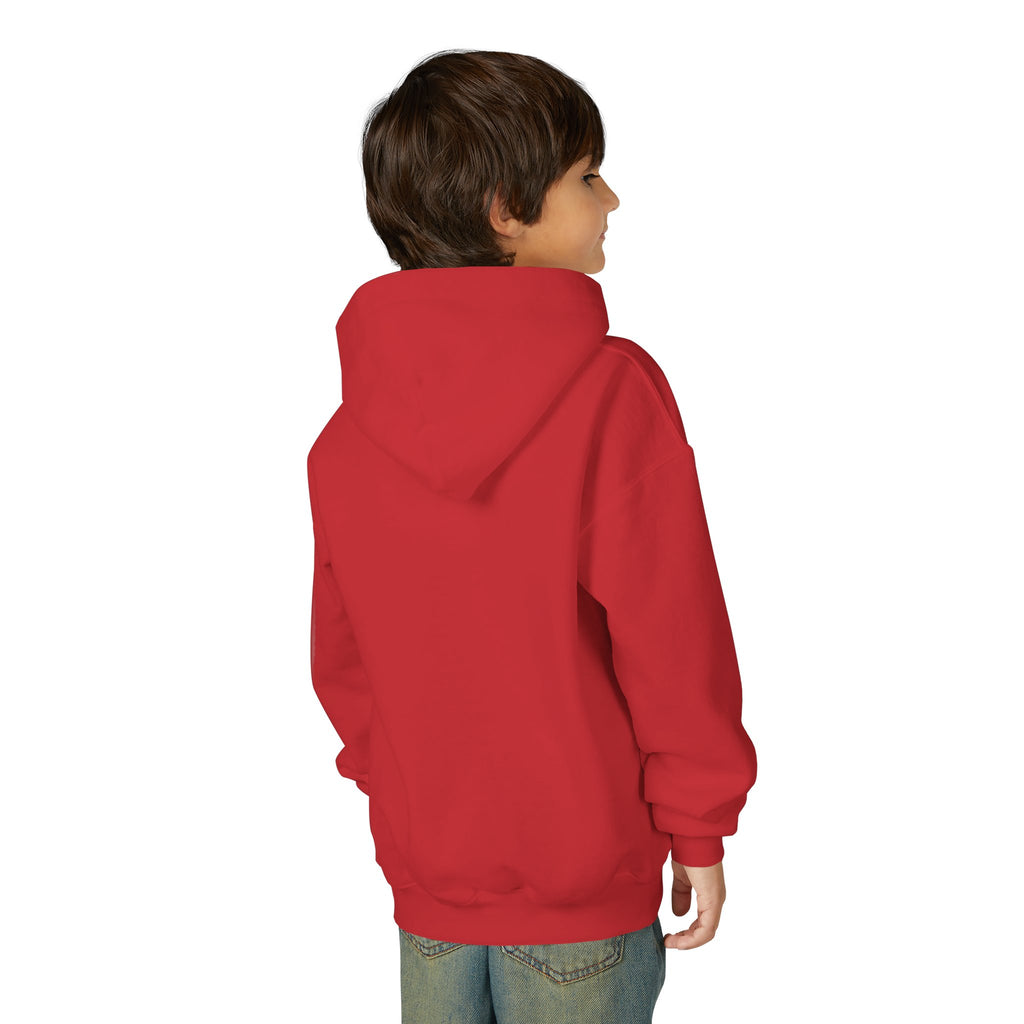 Youth Hoodie — Neon Cyber Jungle Graphic "CONSUMER"
