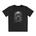 Youth Black Cat Competitor Tee — Cute Forest Kitten Graphic Shirt