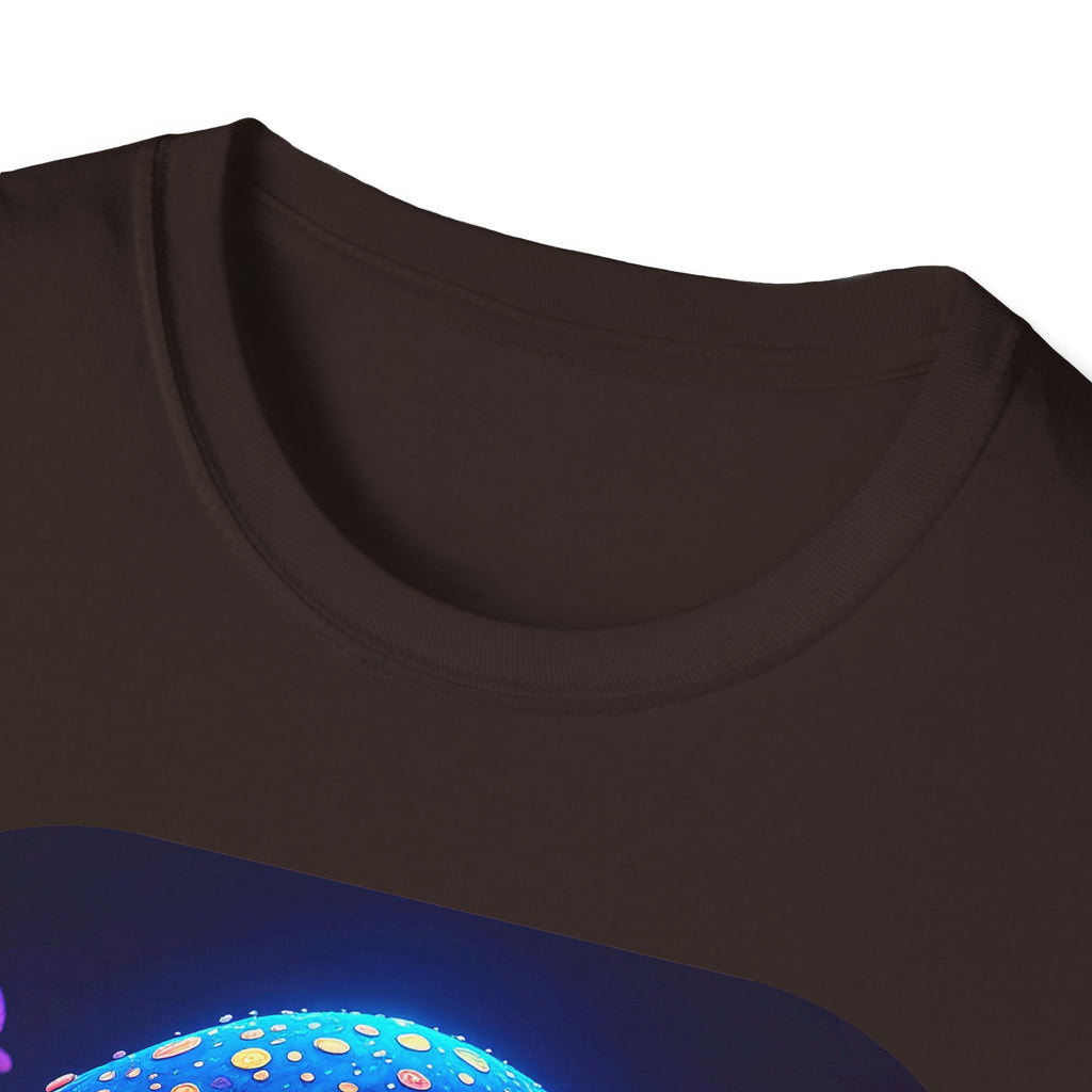 Psychedelic Mushroom Nightscape T-Shirt