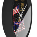 USA 250th Independence Wall Clock — 1776-2026 Patriotic American Flag Design