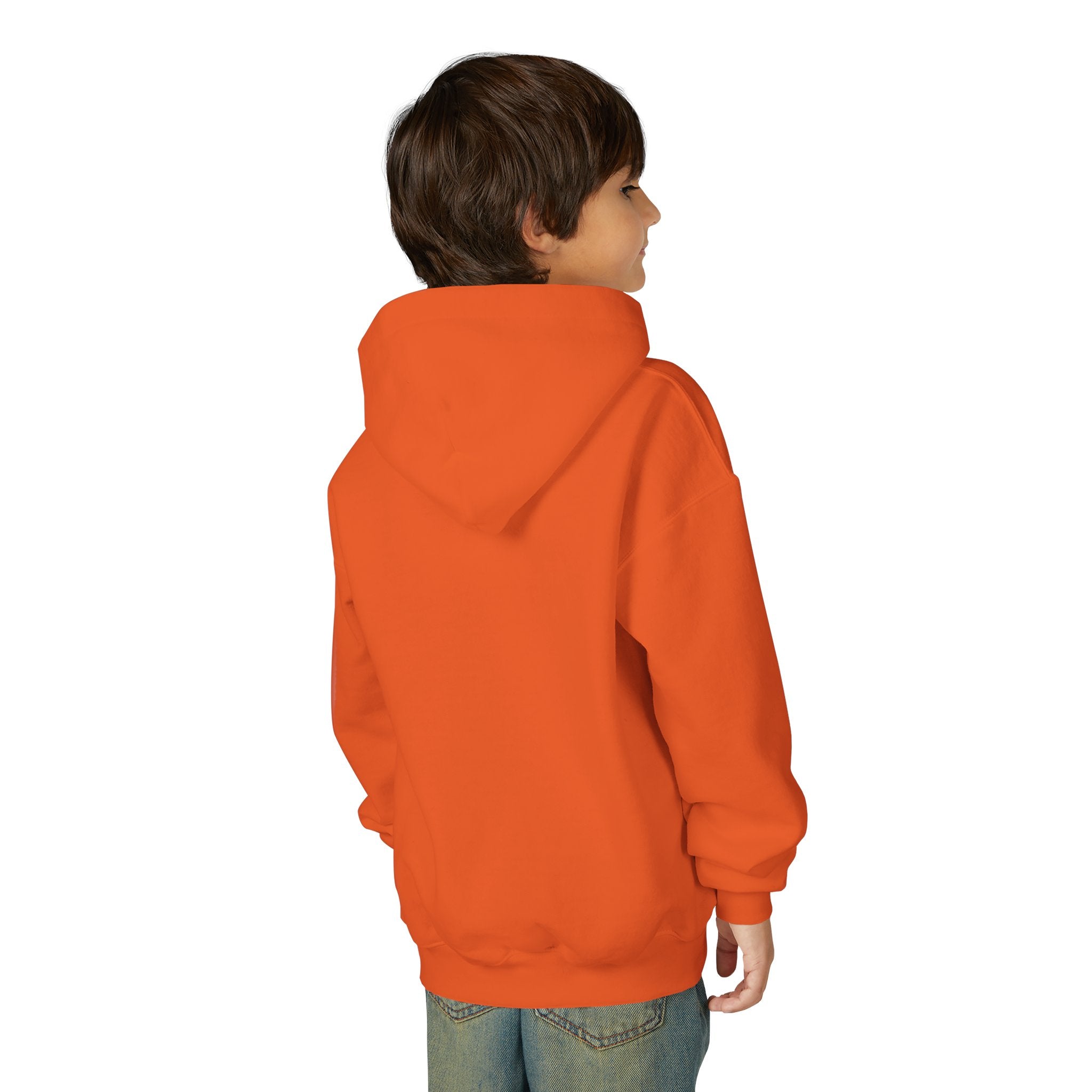 Youth Hoodie — Neon Cyber Jungle Graphic "CONSUMER"