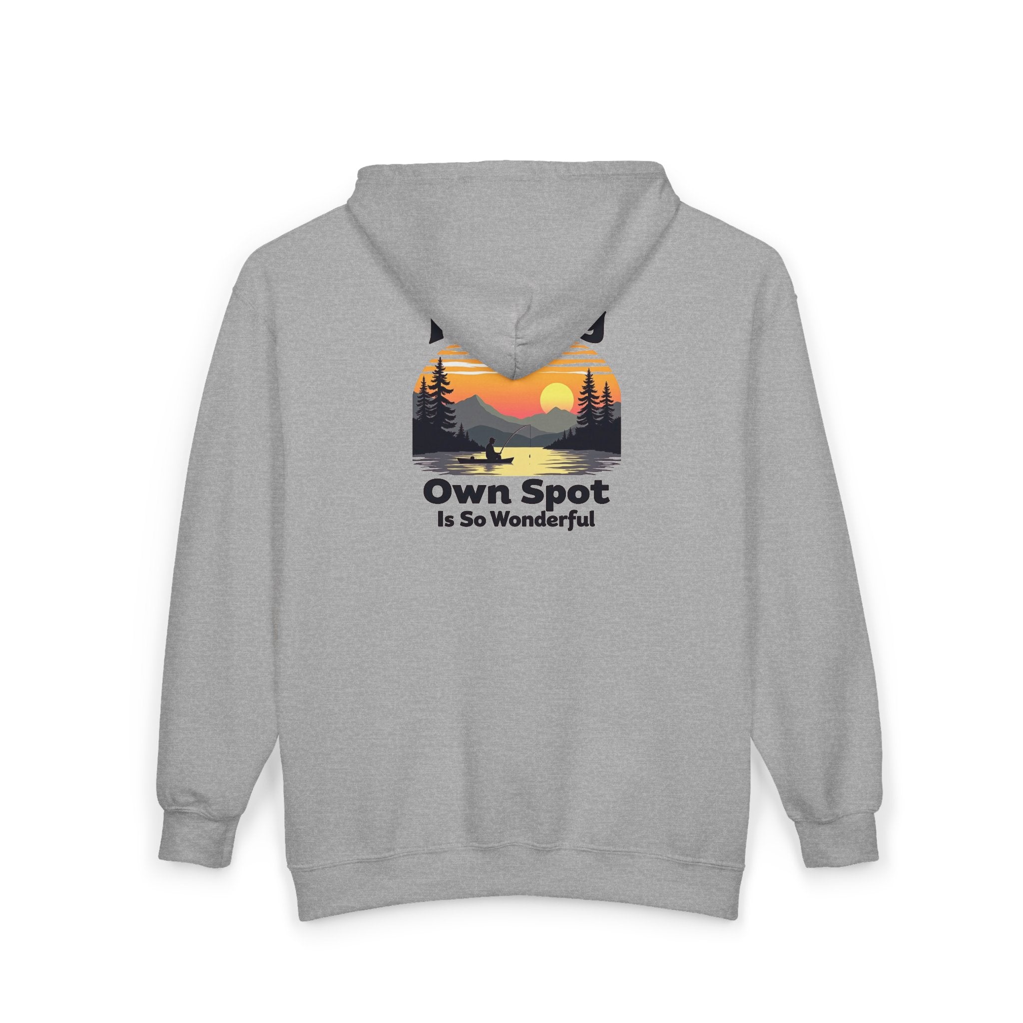 Fisherman Hoodie — "I Grandfather/Father Will Love" Fishing Nature Gift