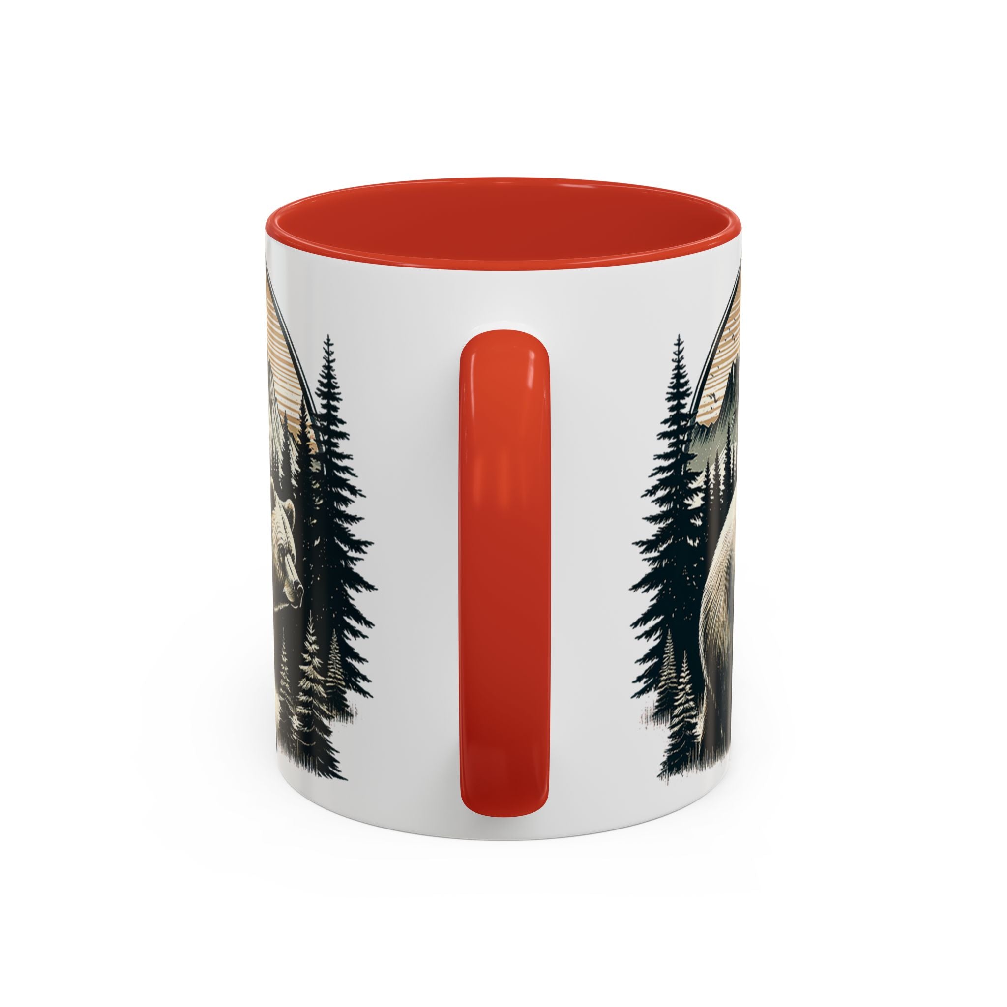 Bear Forest Coffee Mug — Mountain Wildlife Accent Mug (11/15oz)