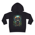 Toddler Hoodie — Cute Forest Black Cat Pullover
