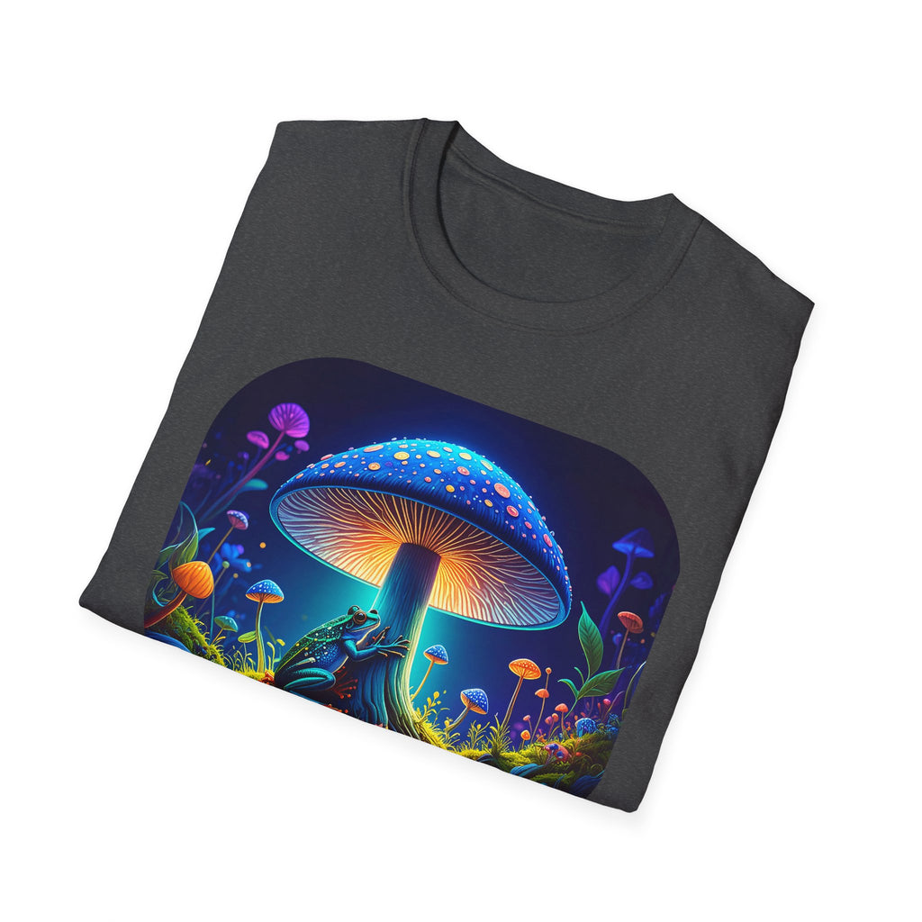 Psychedelic Mushroom Nightscape T-Shirt