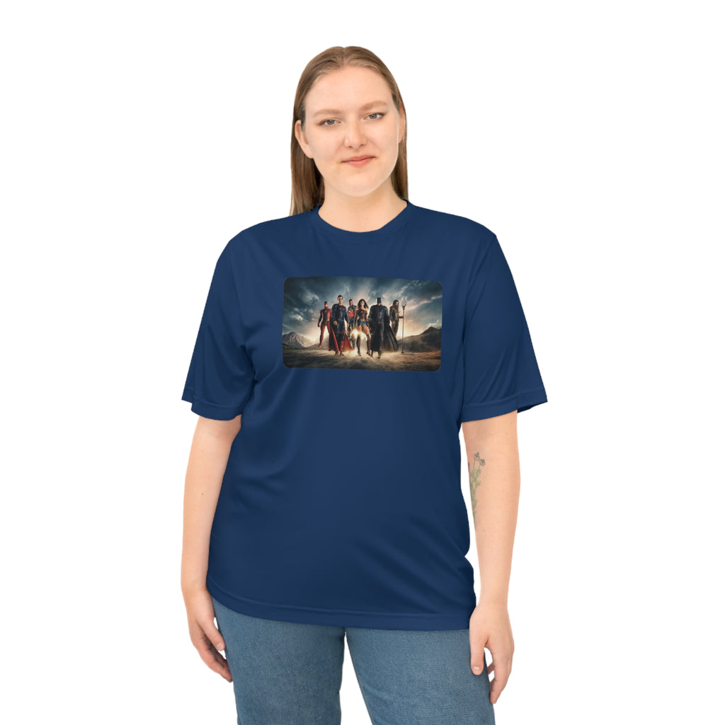 Justice League Graphic T-Shirt — Hero Team Movie Poster Design