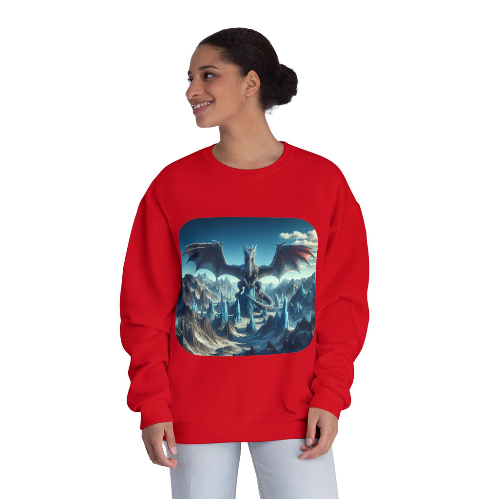 Dragon Graphic Crewneck Sweatshirt — Eye‑Catching Mythical Design