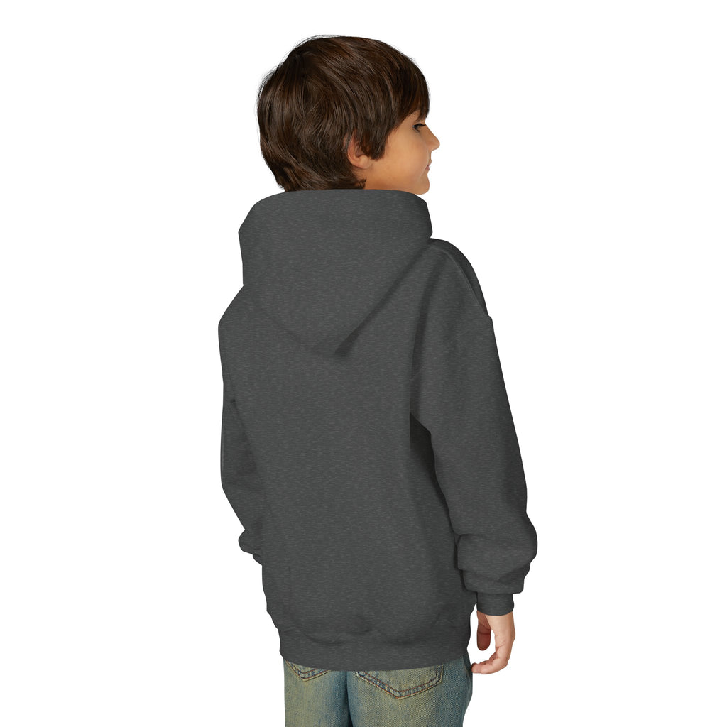 Youth Hoodie — Neon Cyber Jungle Graphic "CONSUMER"