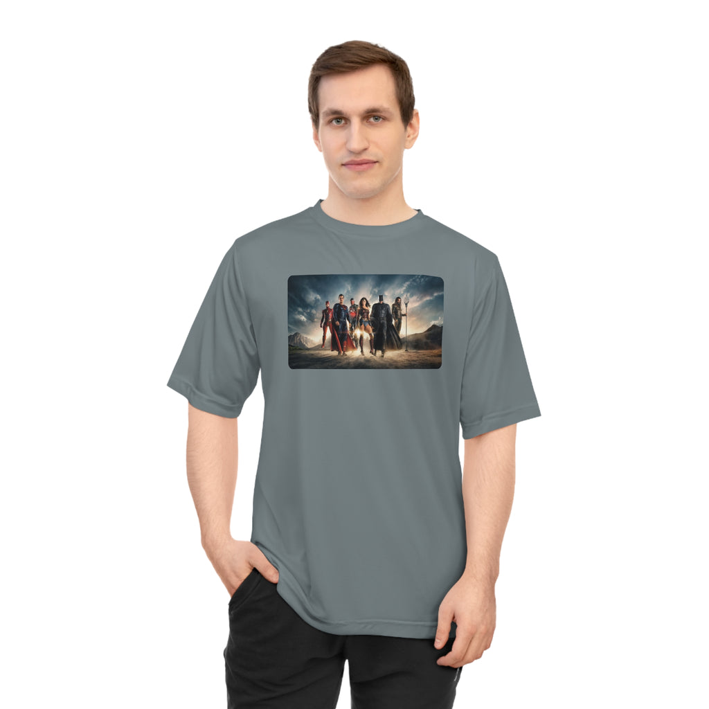 Justice League Graphic T-Shirt — Hero Team Movie Poster Design