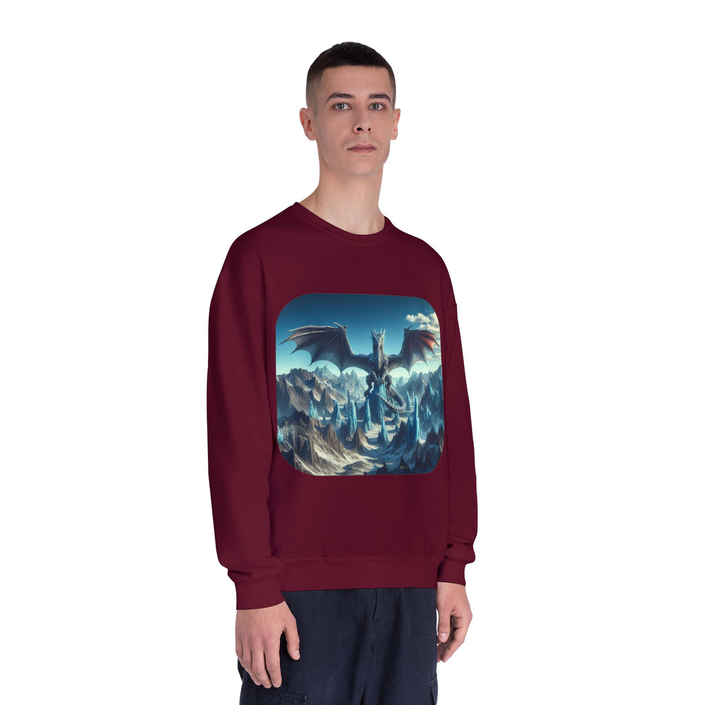 Dragon Graphic Crewneck Sweatshirt — Eye‑Catching Mythical Design