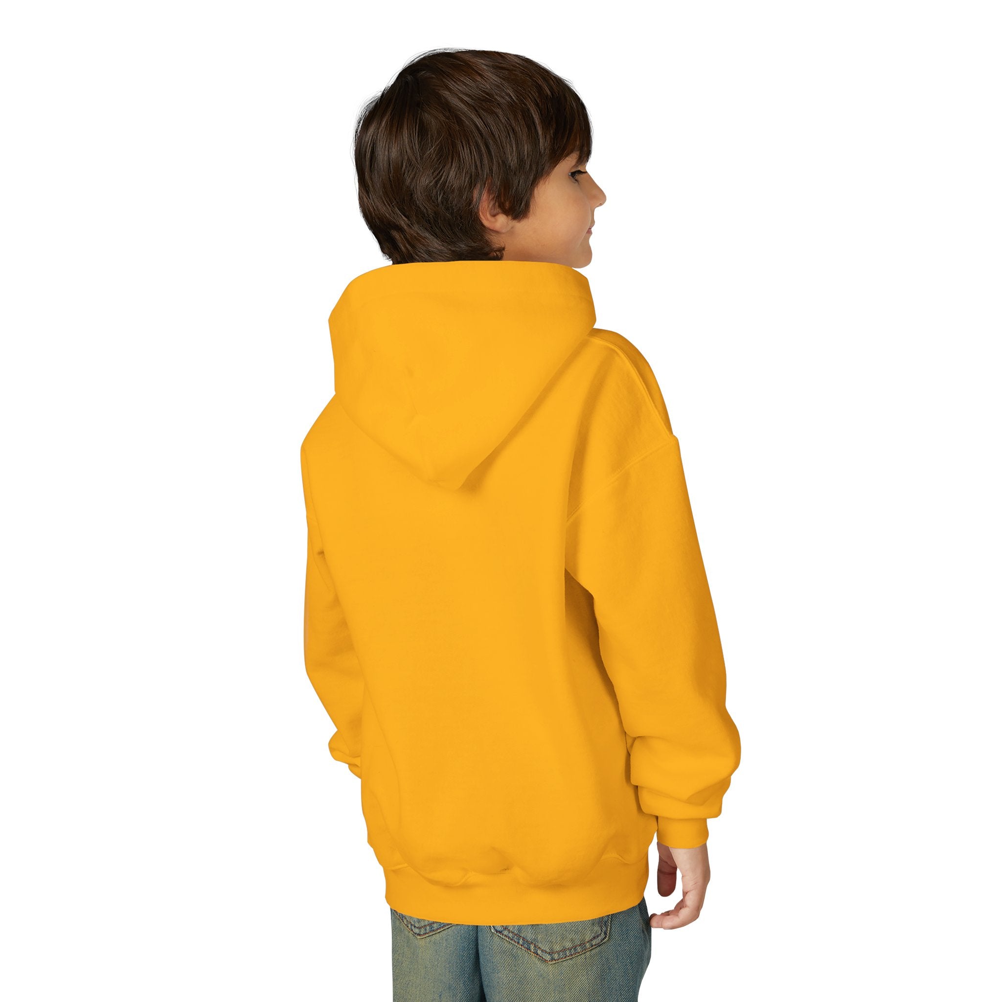 Youth Hoodie — Neon Cyber Jungle Graphic "CONSUMER"