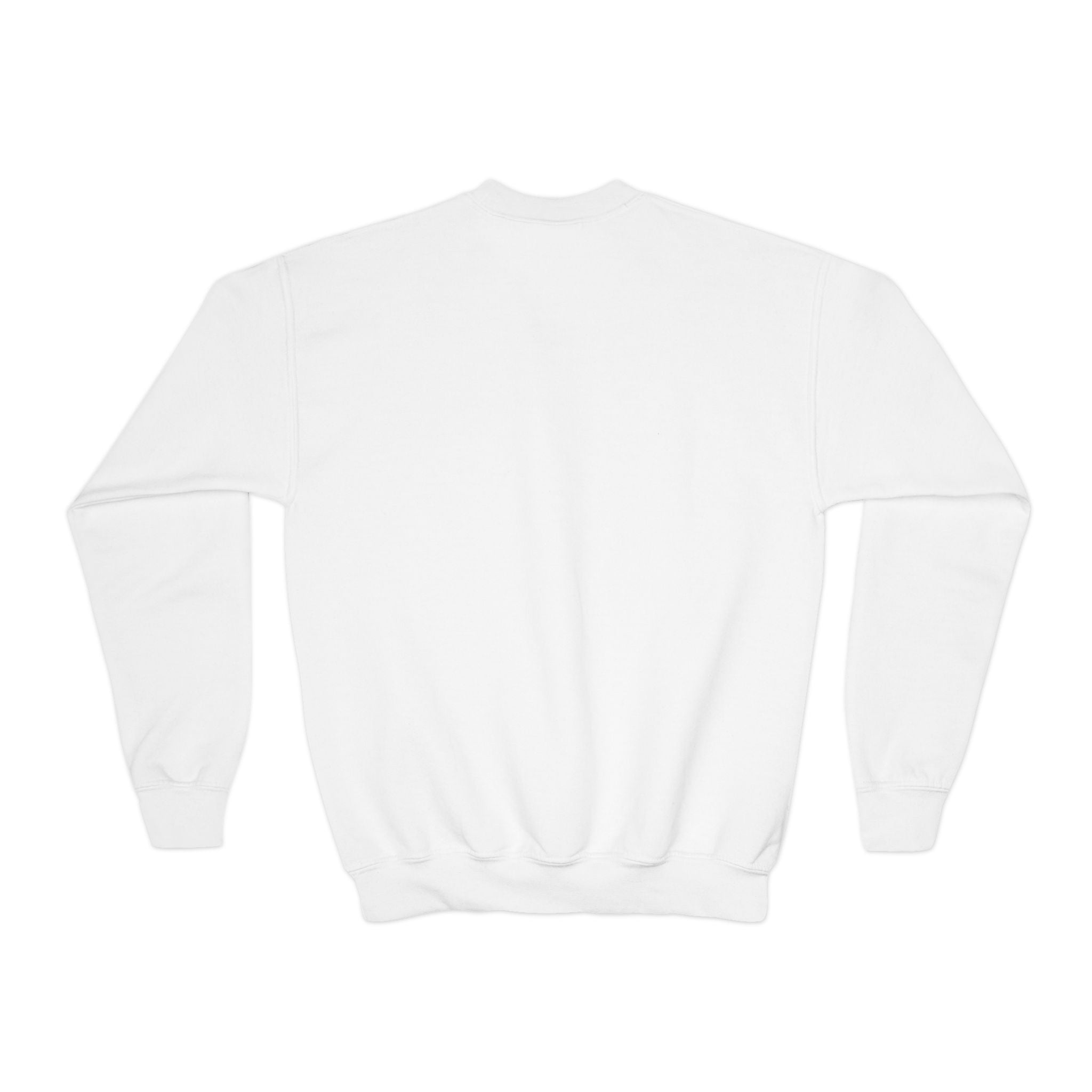 Youth Crewneck Sweatshirt — Neon Mushroom Fantasy Graphic