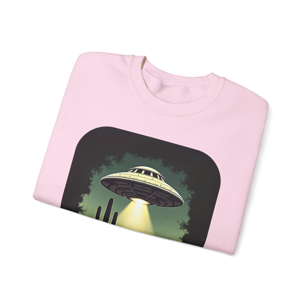UFO Desert Abduction Crewneck Sweatshirt