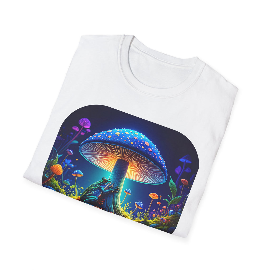 Psychedelic Mushroom Nightscape T-Shirt