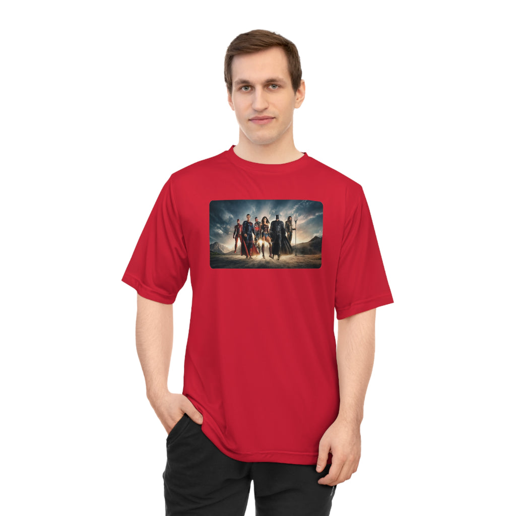 Justice League Graphic T-Shirt — Hero Team Movie Poster Design