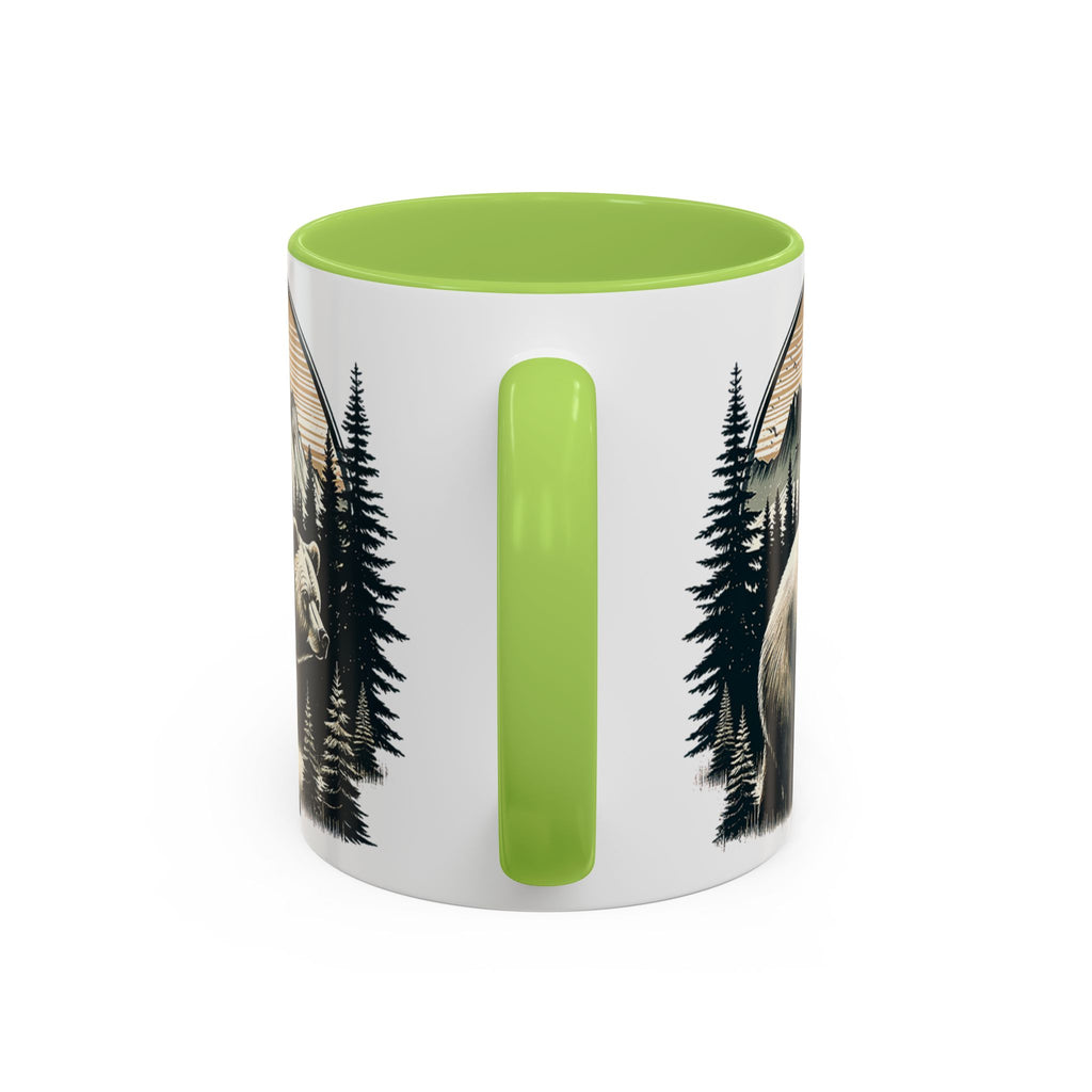 Bear Forest Coffee Mug — Mountain Wildlife Accent Mug (11/15oz)