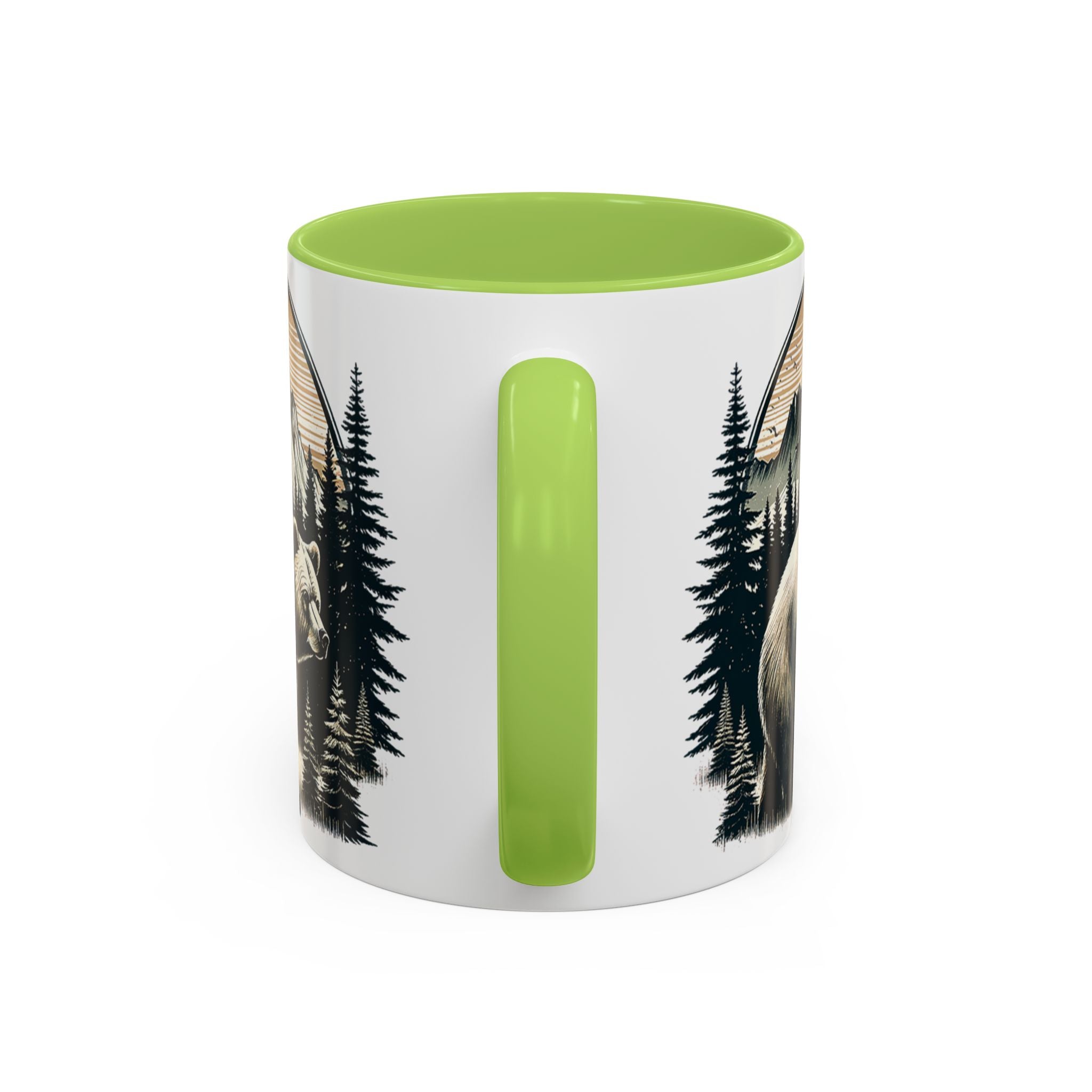 Bear Forest Coffee Mug — Mountain Wildlife Accent Mug (11/15oz)
