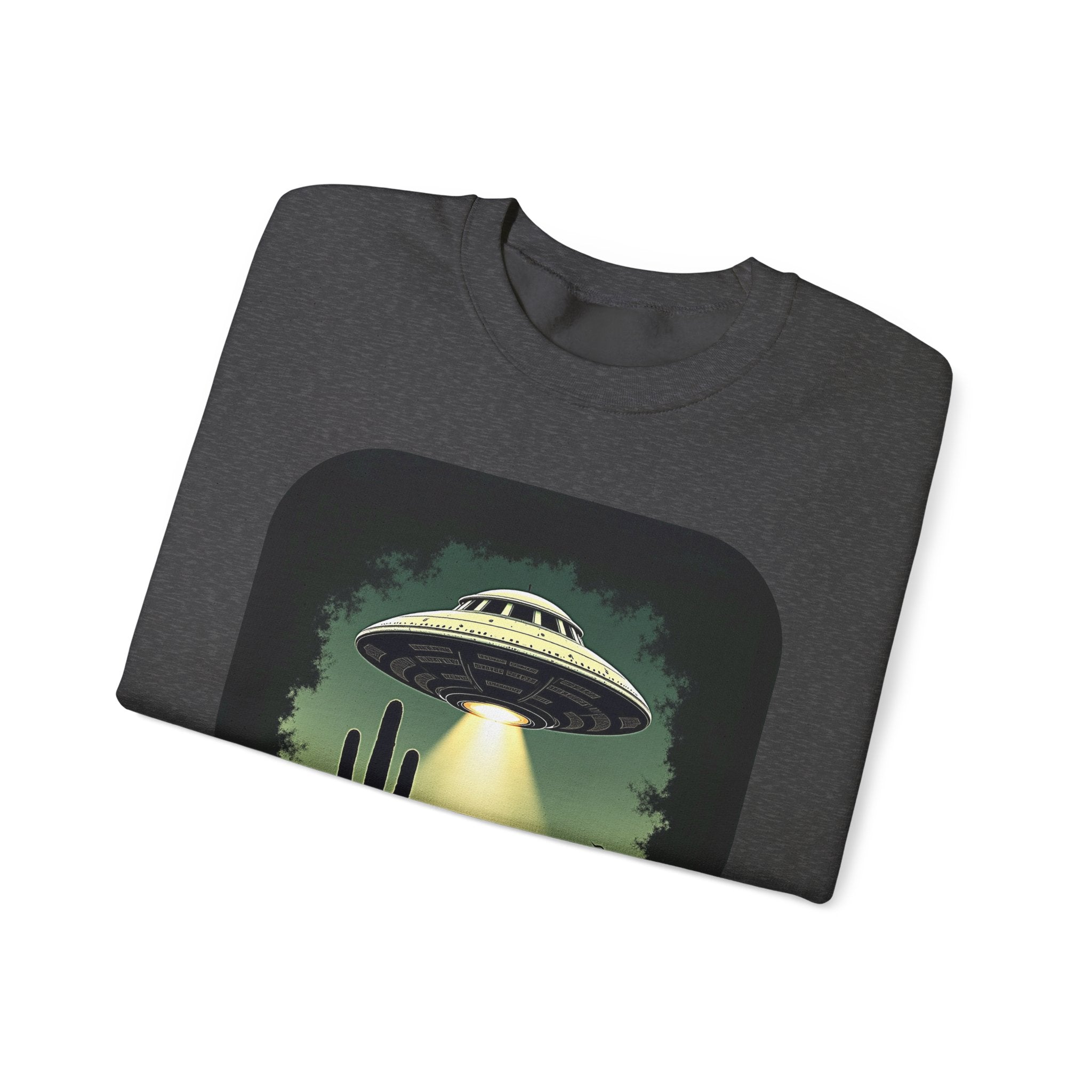 UFO Desert Abduction Crewneck Sweatshirt