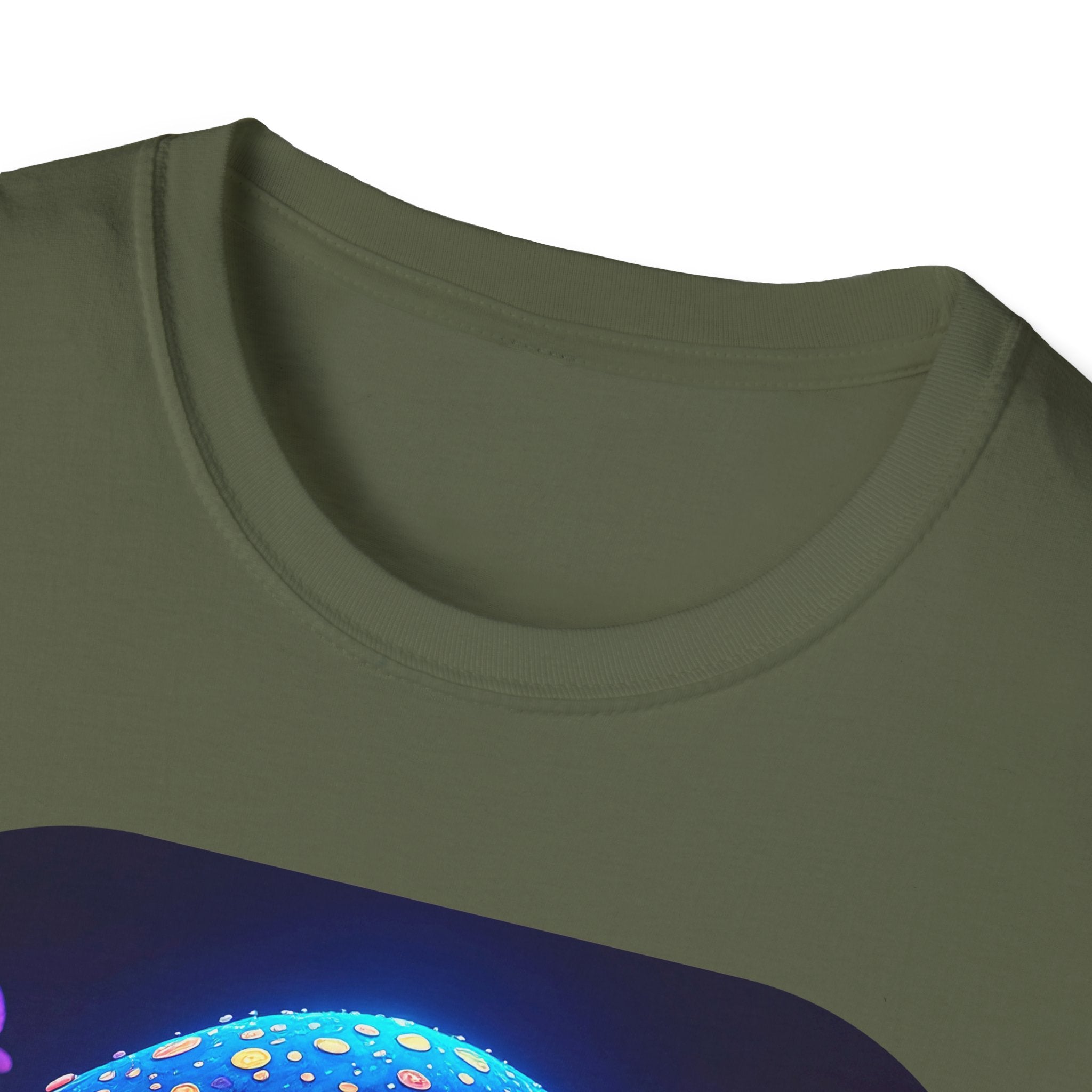 Psychedelic Mushroom Nightscape T-Shirt
