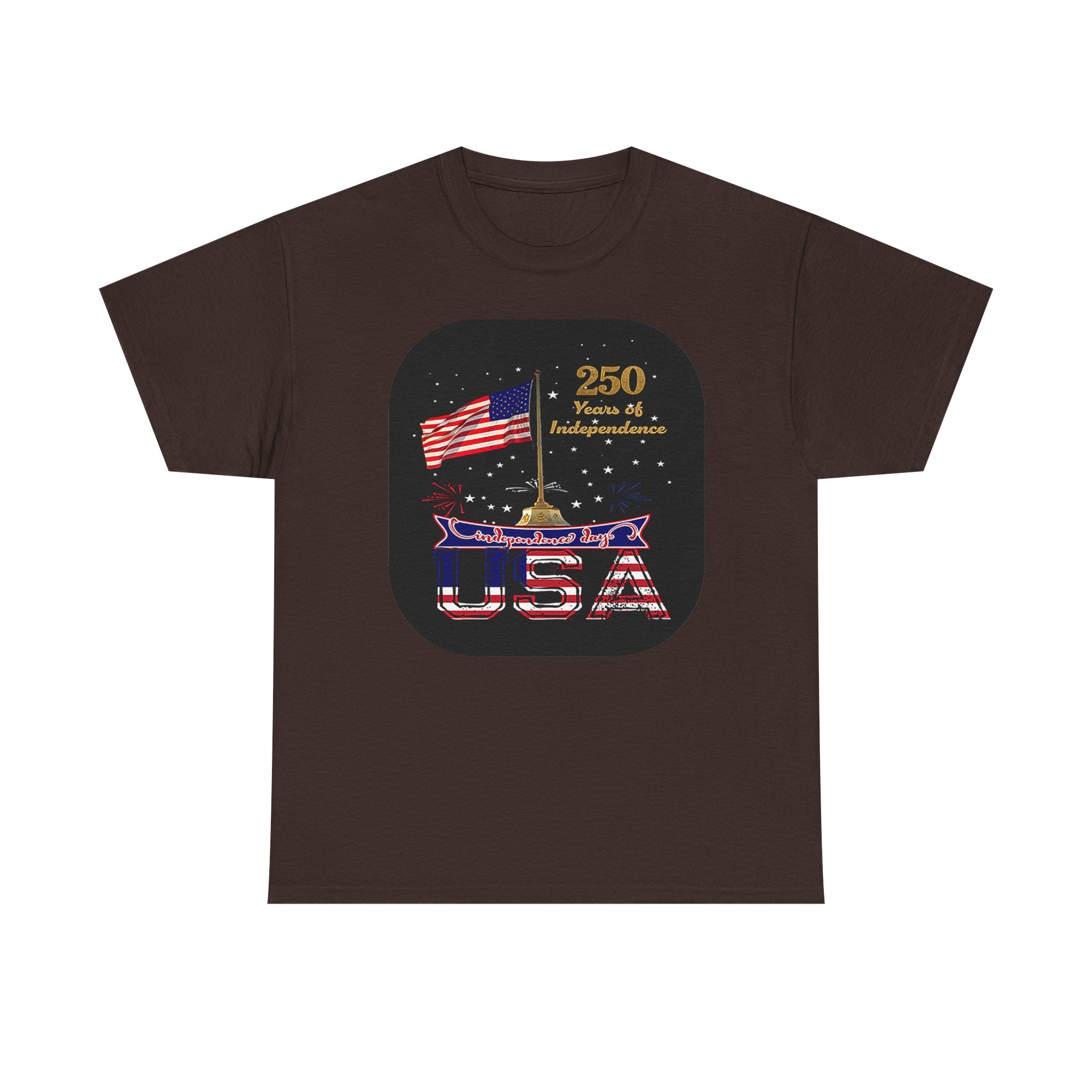 USA 250th Independence Graphic Tee — American Flag Bicentennial Celebration T-Shirt