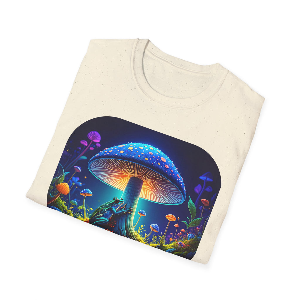 Psychedelic Mushroom Nightscape T-Shirt