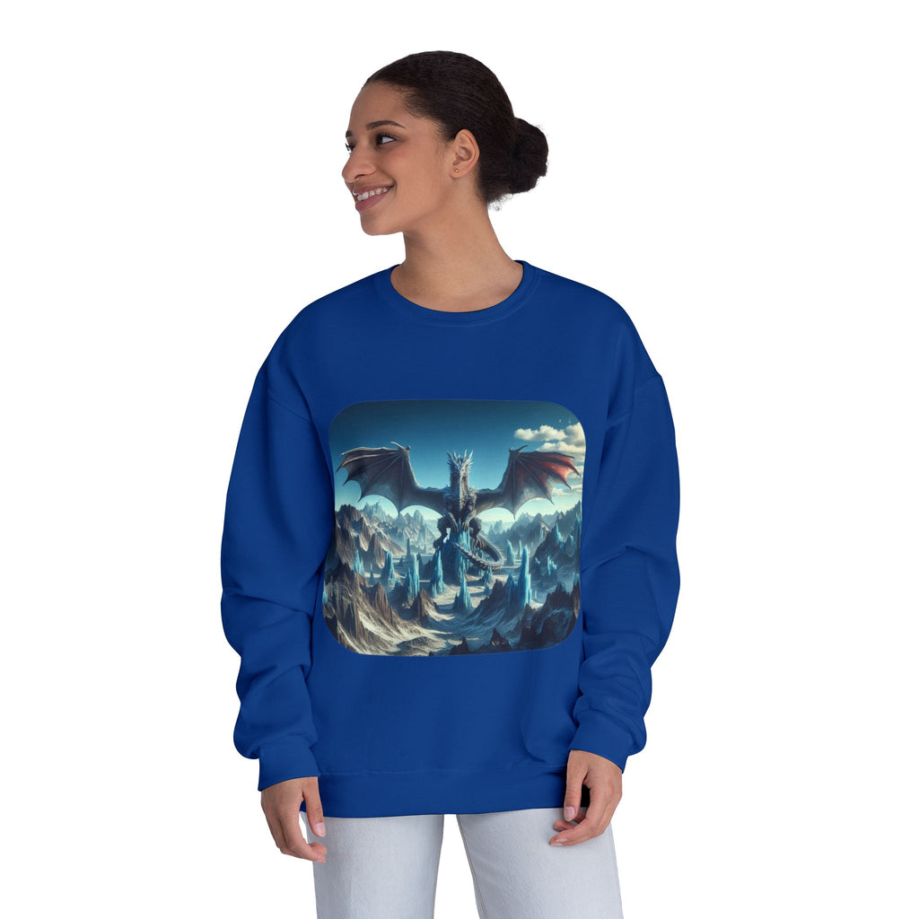 Dragon Graphic Crewneck Sweatshirt — Eye‑Catching Mythical Design