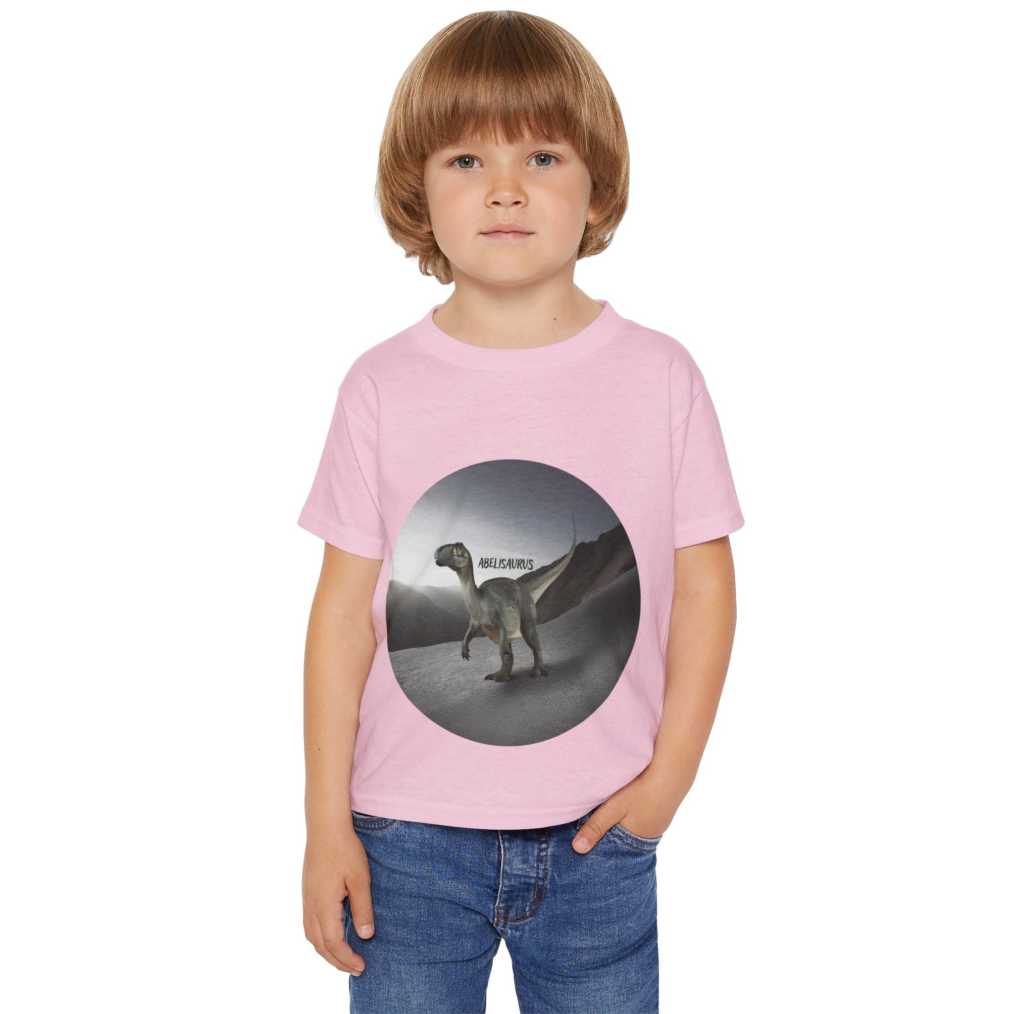 Toddler Dinosaur T‑Shirt — 'Helsaurus' Graphic Dino Tee