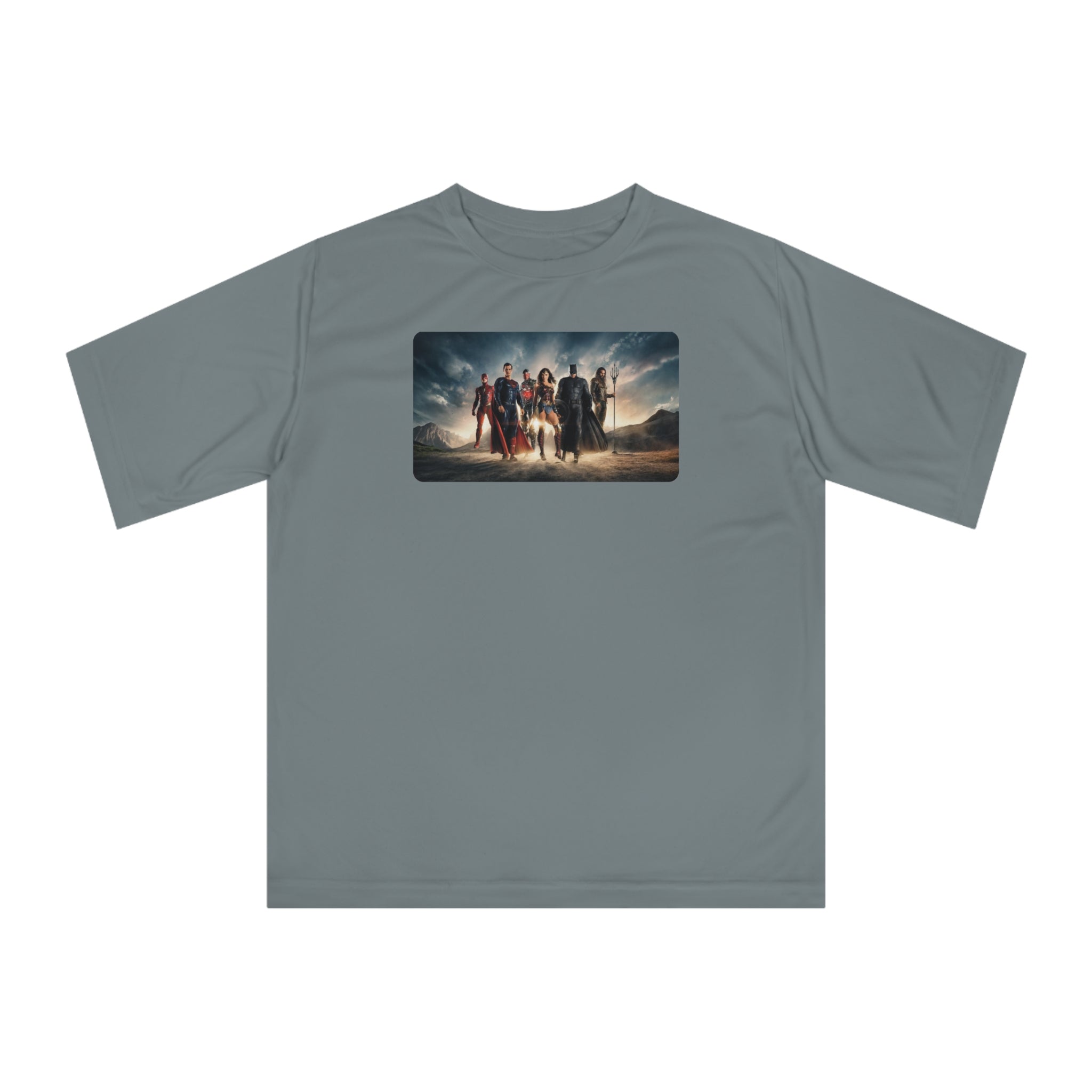 Justice League Graphic T-Shirt — Hero Team Movie Poster Design