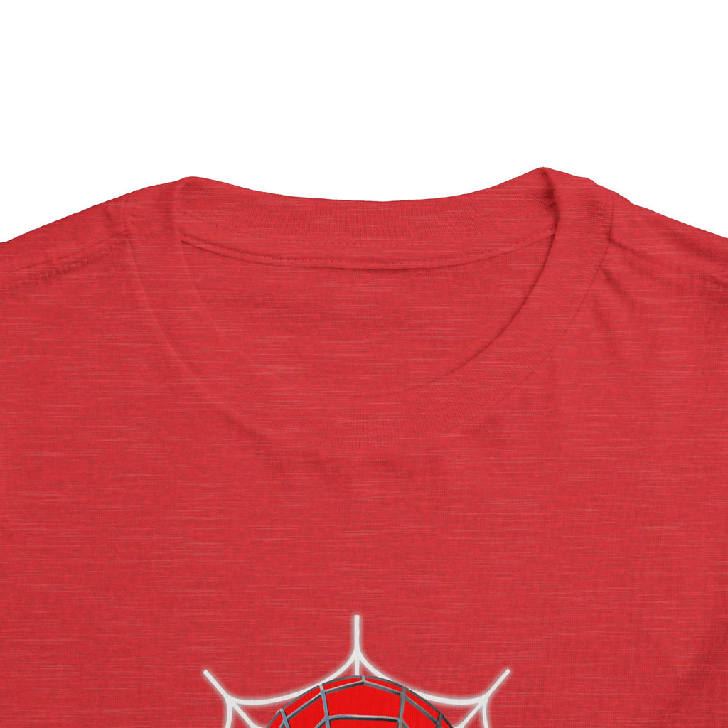 Spider Mask Toddler Tee — Cute Web Hero Graphic Shirt