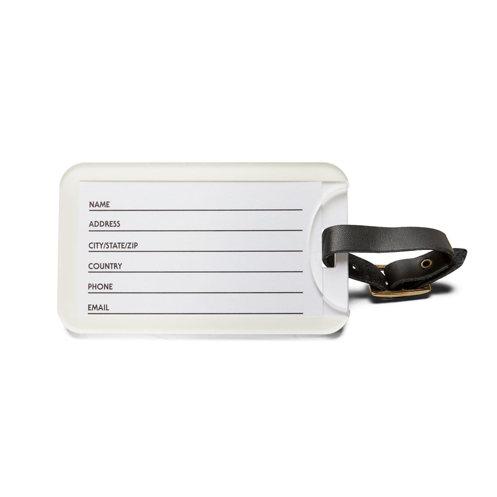 Adventure Luggage Tag — "As Soon As I Saw You I Knew An Adventure Was Going To Happen" Travel ID