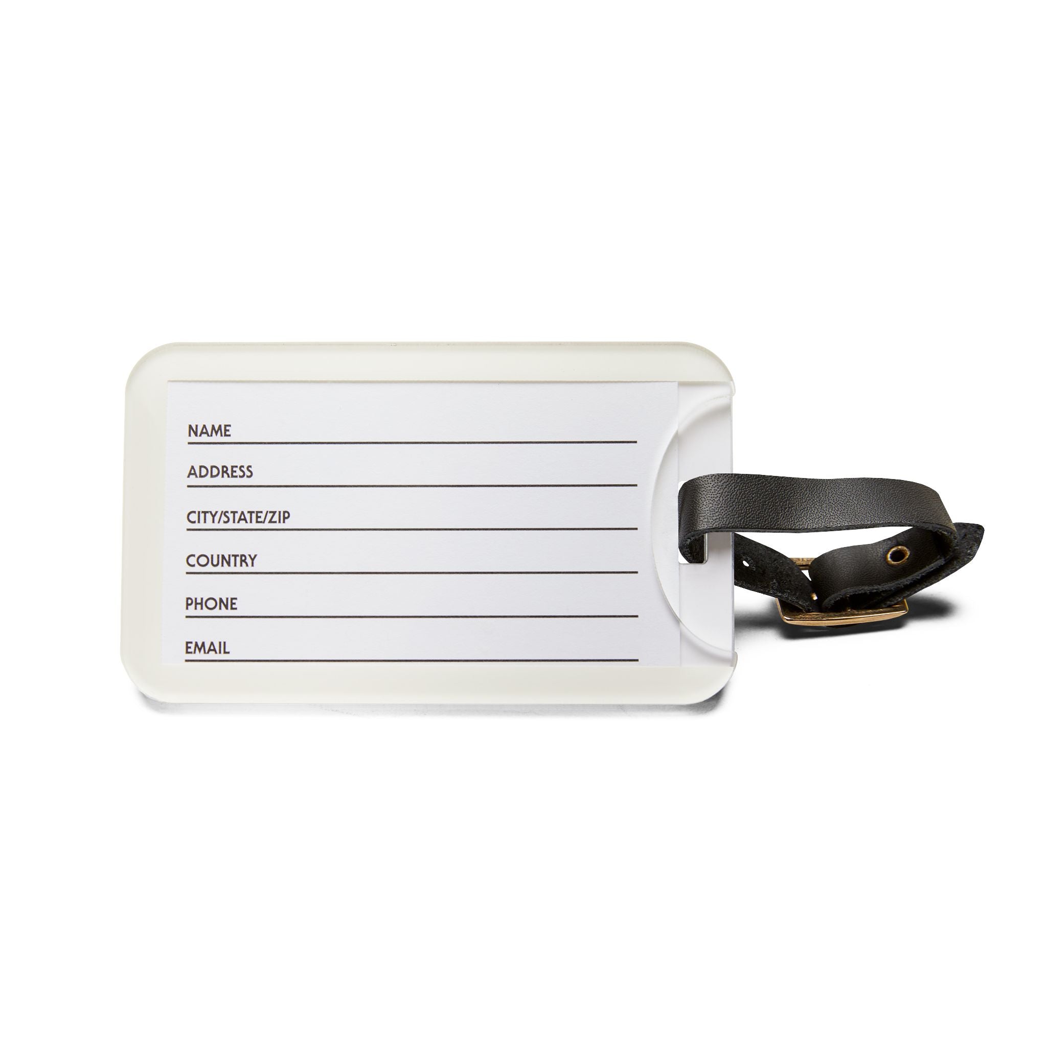Adventure Luggage Tag — "As Soon As I Saw You I Knew An Adventure Was Going To Happen" Travel ID
