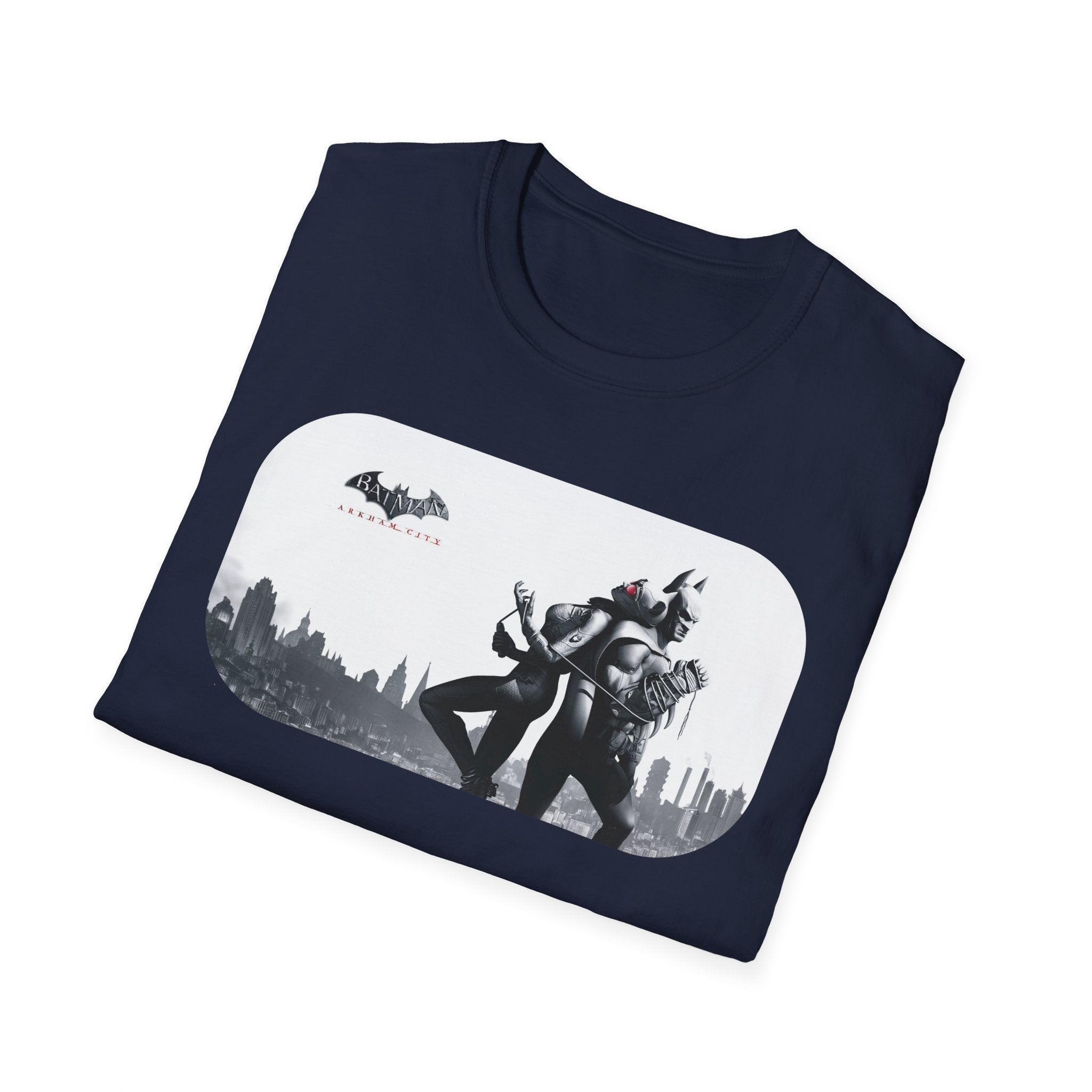 Batman & Joker Silhouette T-Shirt — Dark City Comic Graphic Tee