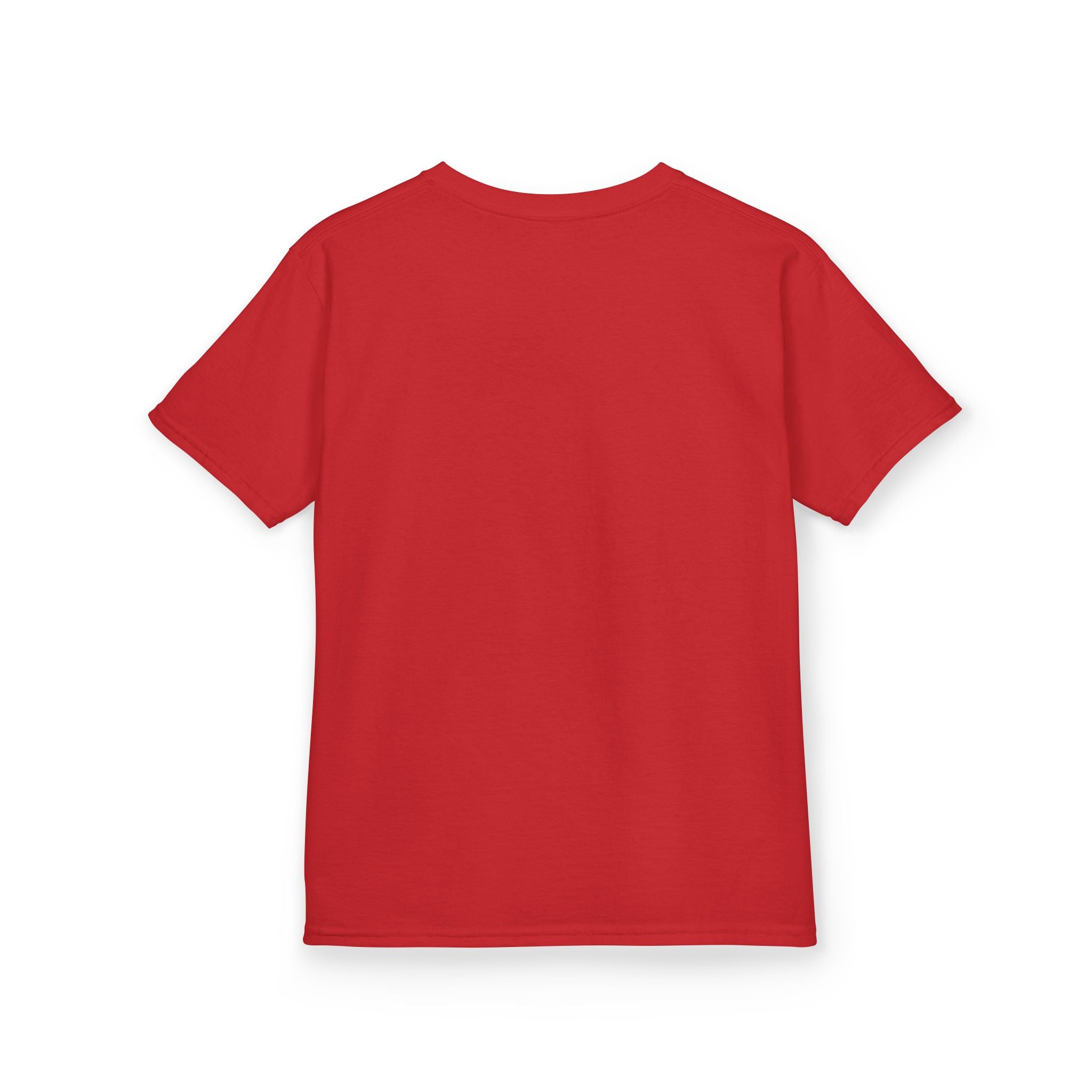 Kids Tee — Cat in Red Winter Hat & Bow Tie Holiday Shirt