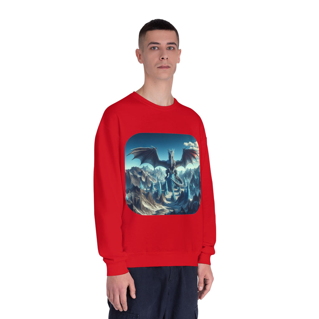 Dragon Graphic Crewneck Sweatshirt — Eye‑Catching Mythical Design