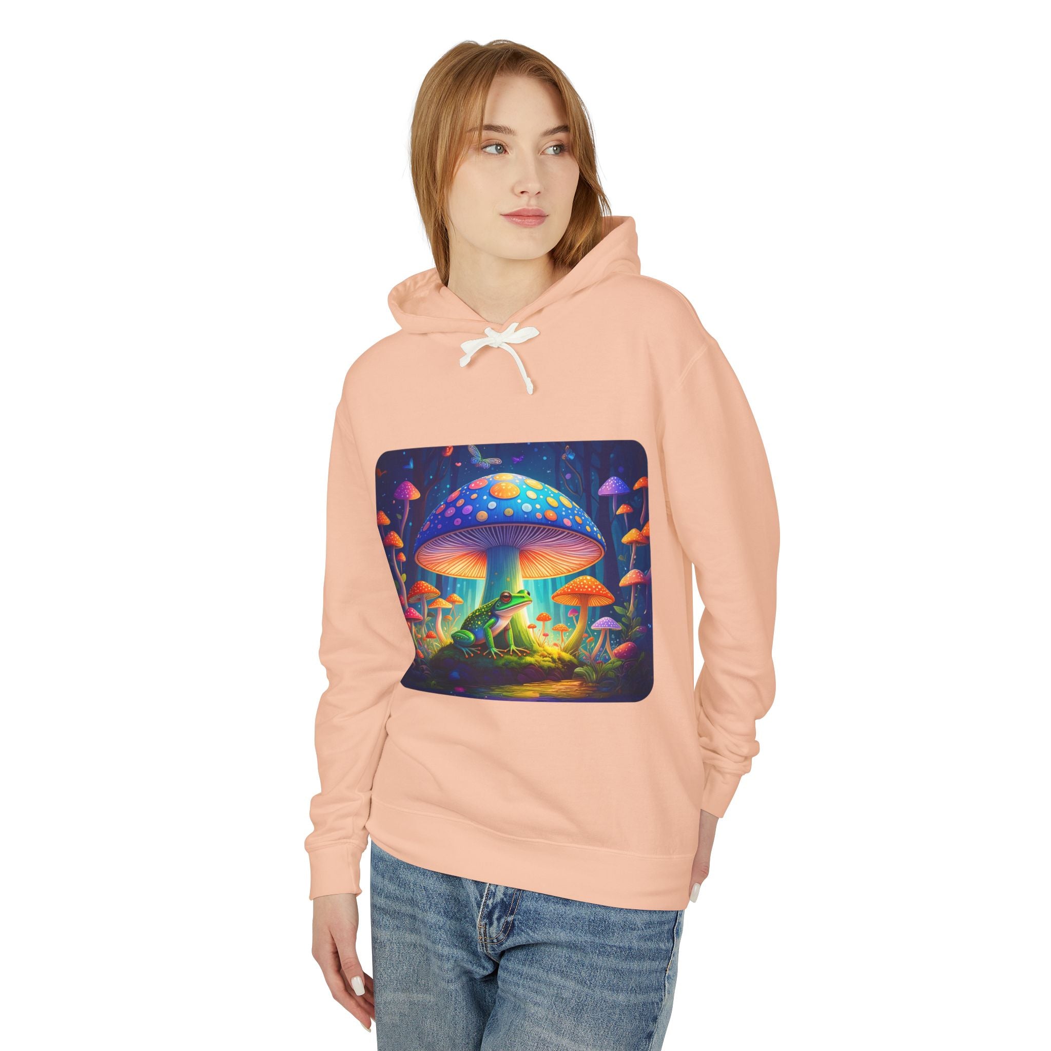 Quiet Frog & Mushroom Spectrum Hooded Sweatshirt
