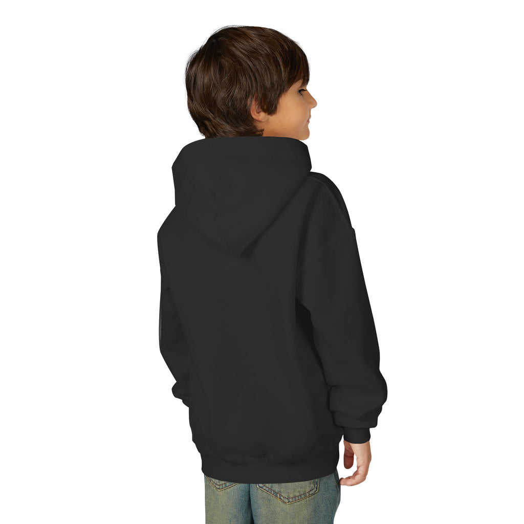 Youth Hoodie — Neon Cyber Jungle Graphic "CONSUMER"