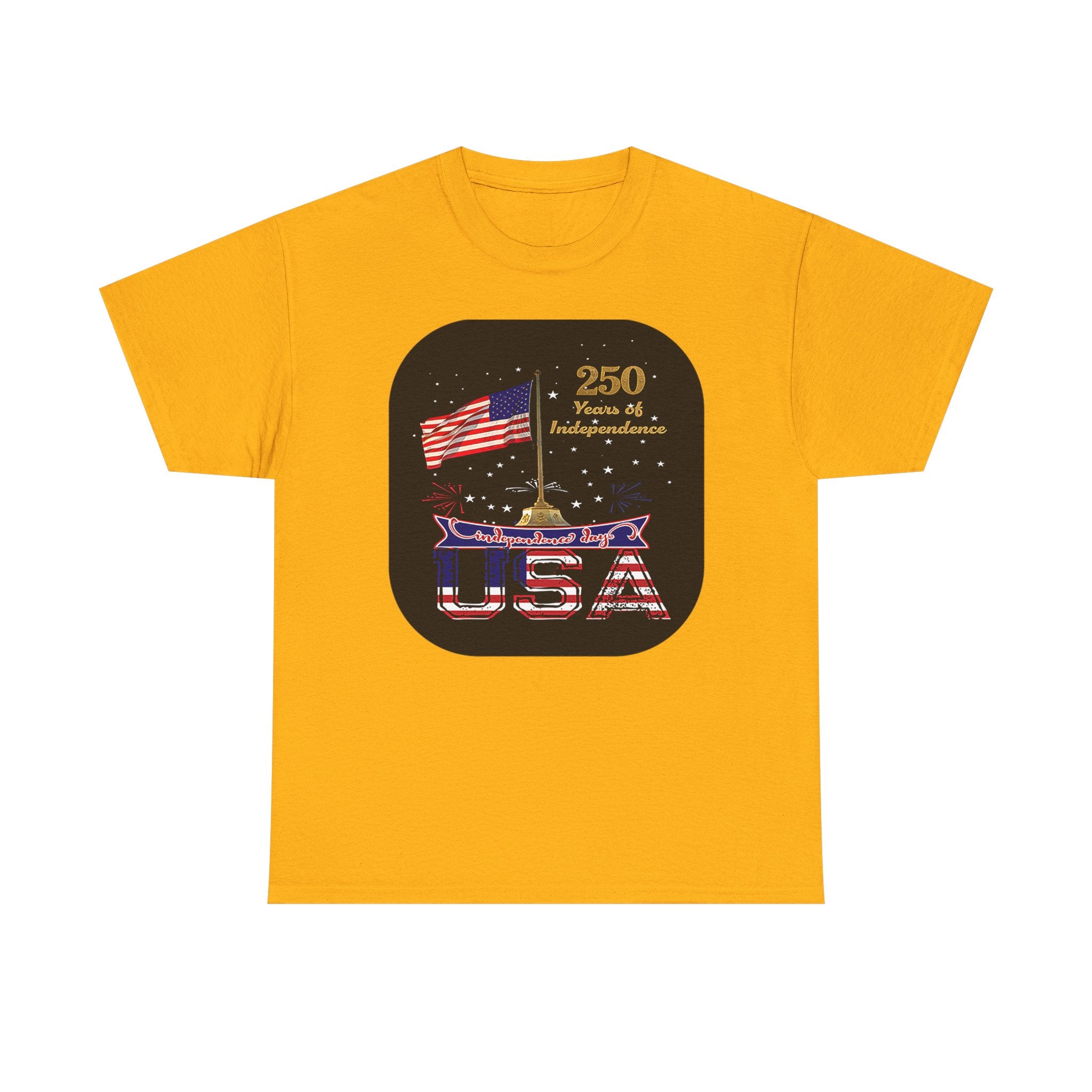 USA 250th Independence Graphic Tee — American Flag Bicentennial Celebration T-Shirt