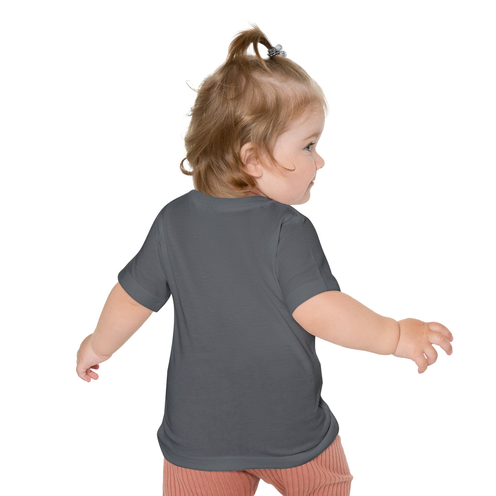 Baby T-Shirt — Forest Cub Illustration Cute Snow Leopard Print