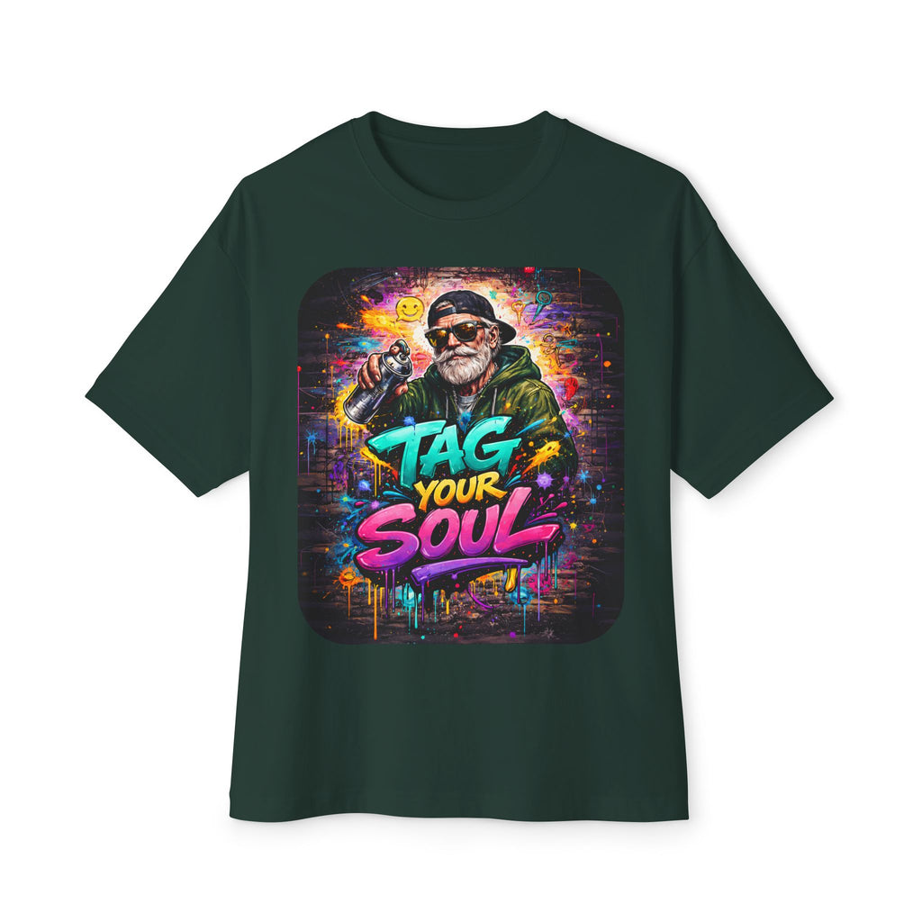 Tag Your Soul Graphic Tee — Retro Graffiti Streetwear T-Shirt