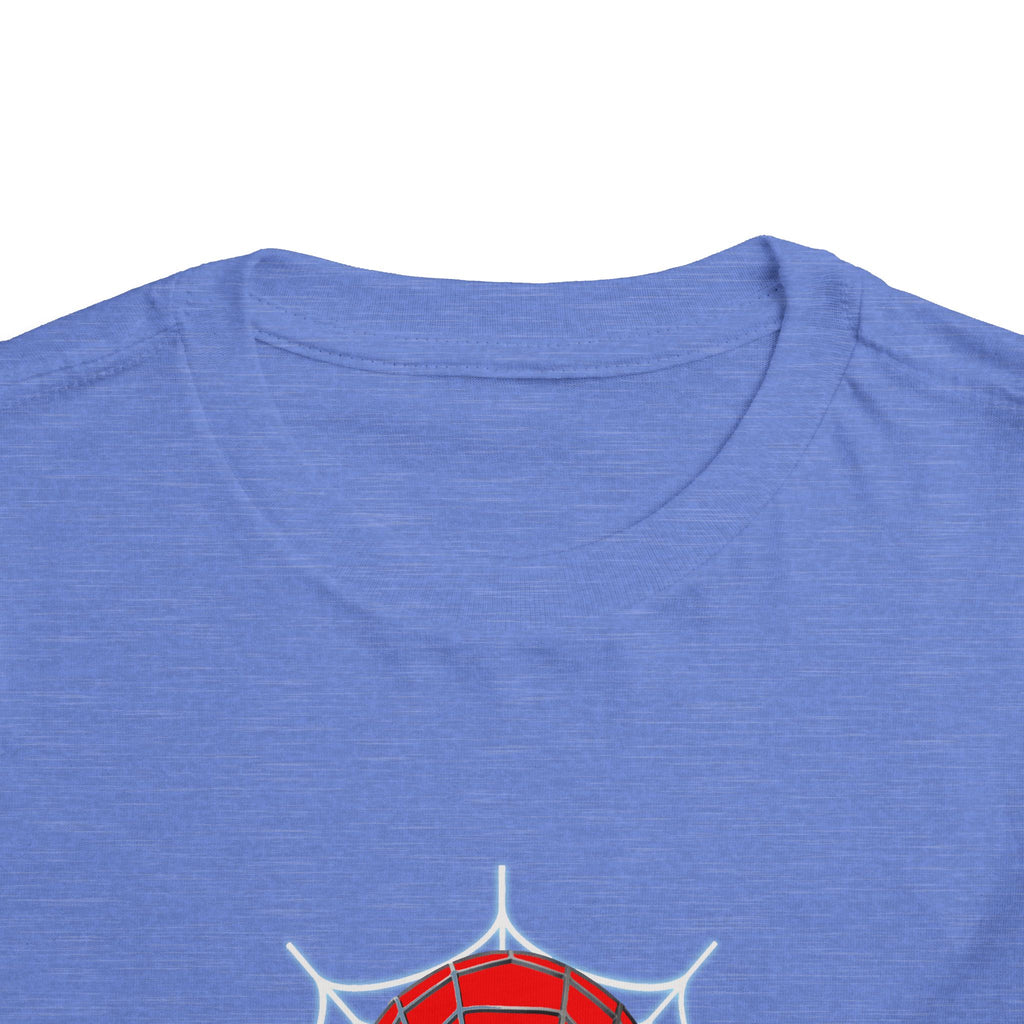 Spider Mask Toddler Tee — Cute Web Hero Graphic Shirt